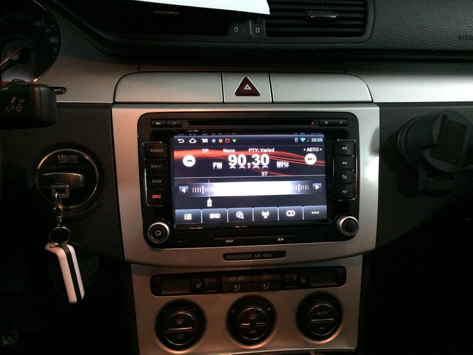 Установка штатной магнитолы Winca S 150 Android на VW Passat B6 и ...