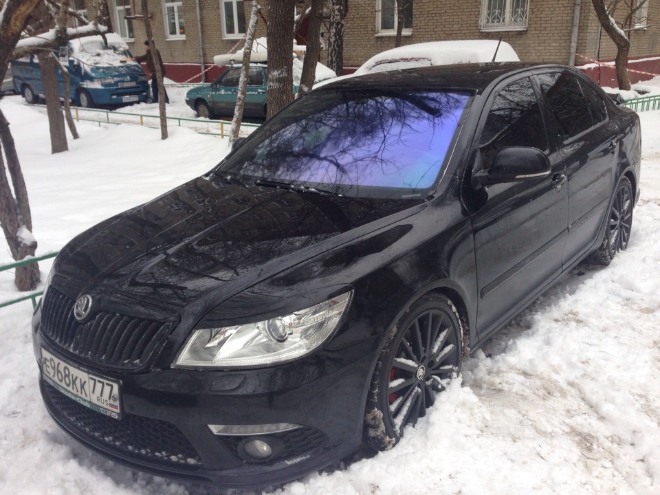 skoda octavia a5 тонированная