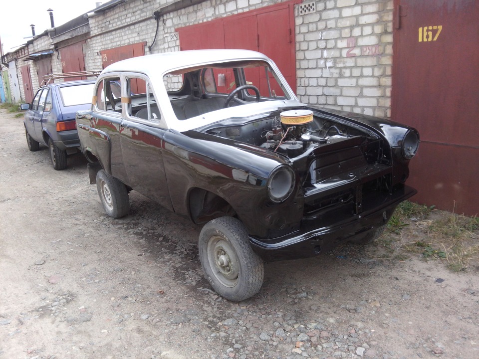 выехал с гаража — Москвич 410, 1,4 л, 1960 года | покатушки | DRIVE2