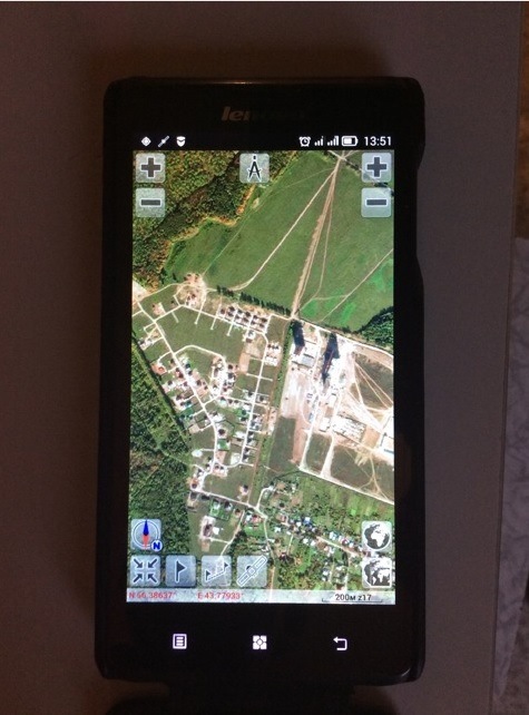 Приложение навигатор для пешеходов