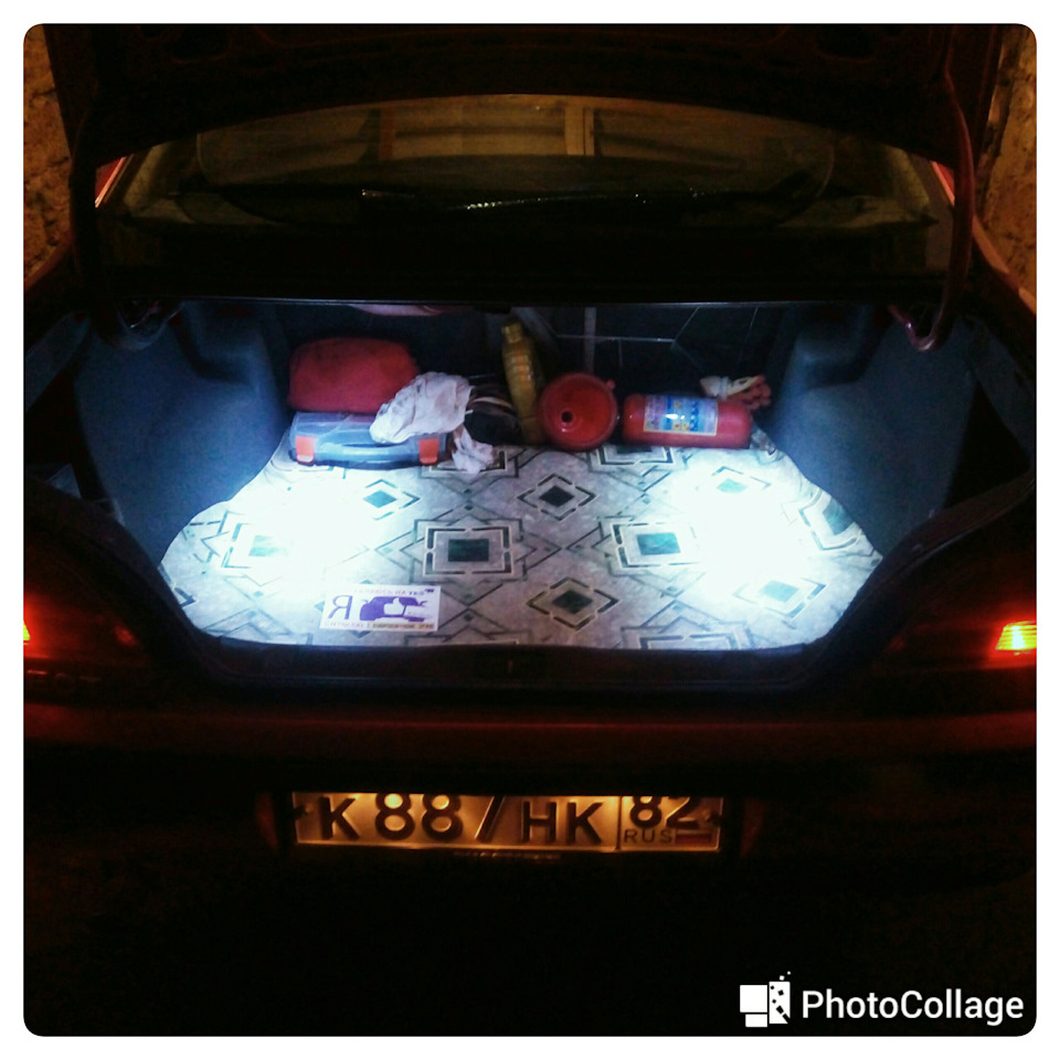 Подсветка магнитолы и багажника. — Peugeot 406, 1,8 л, 1997 года ...