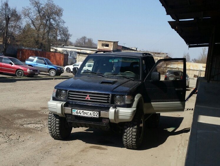 Как сделать кенгурятник на паджеро