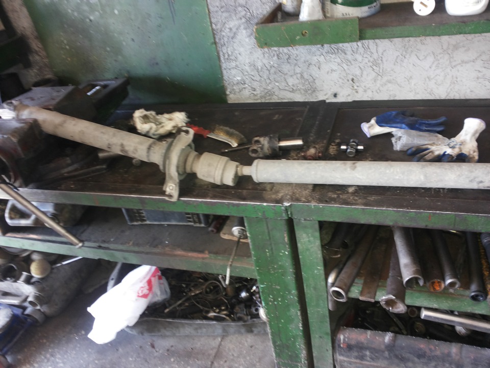 Меняем крестовину на кардане. — Subaru Legacy Outback (BE, BH), 2,5 л ...