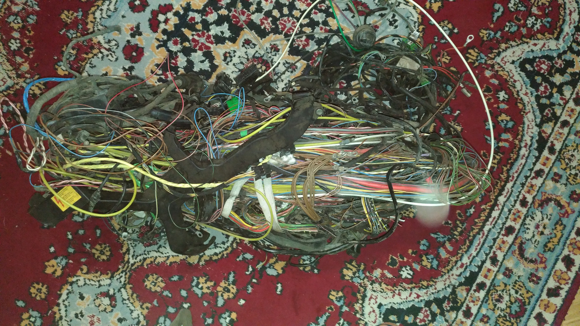 Проводка для установки кондиционера. — Mercedes-Benz C-Class (W202), 2 ...