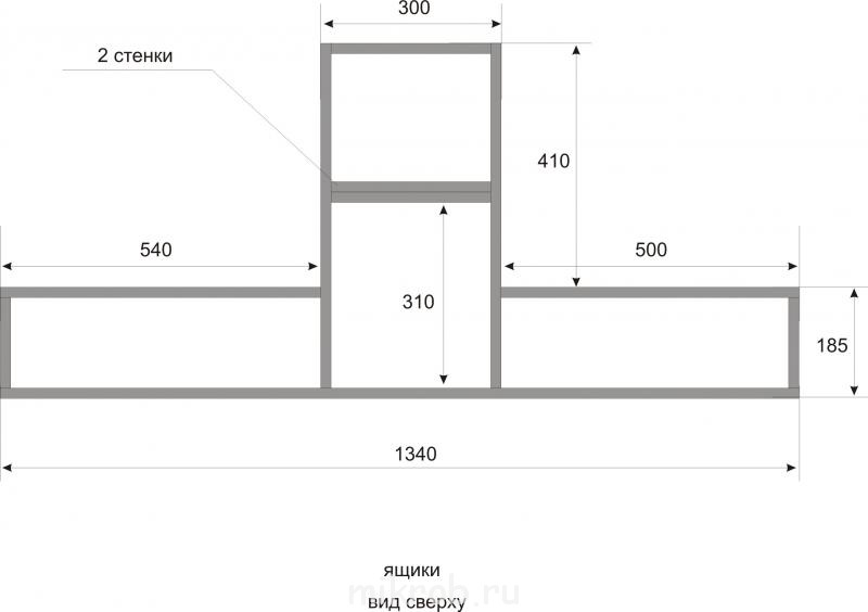 Стеллаж икеа чертеж
