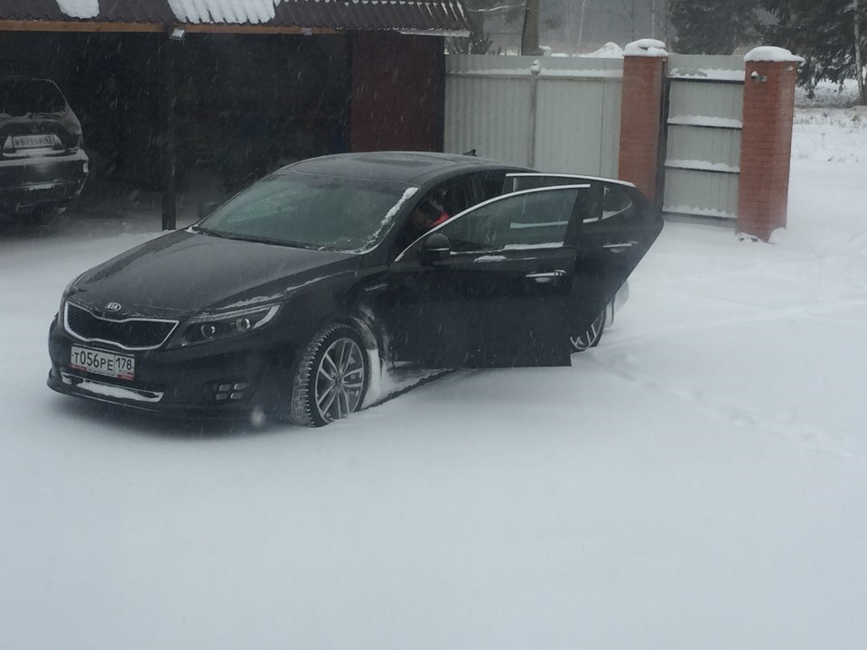 Ну прям зима зима — KIA Optima (3G), 2,4 л, 2015 года | просто так | DRIVE2