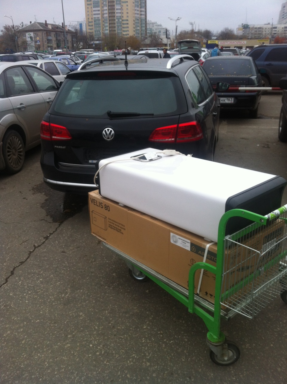 Вот такой багажник — Volkswagen Passat Variant (B7), 1,4 л, 2011 года ...