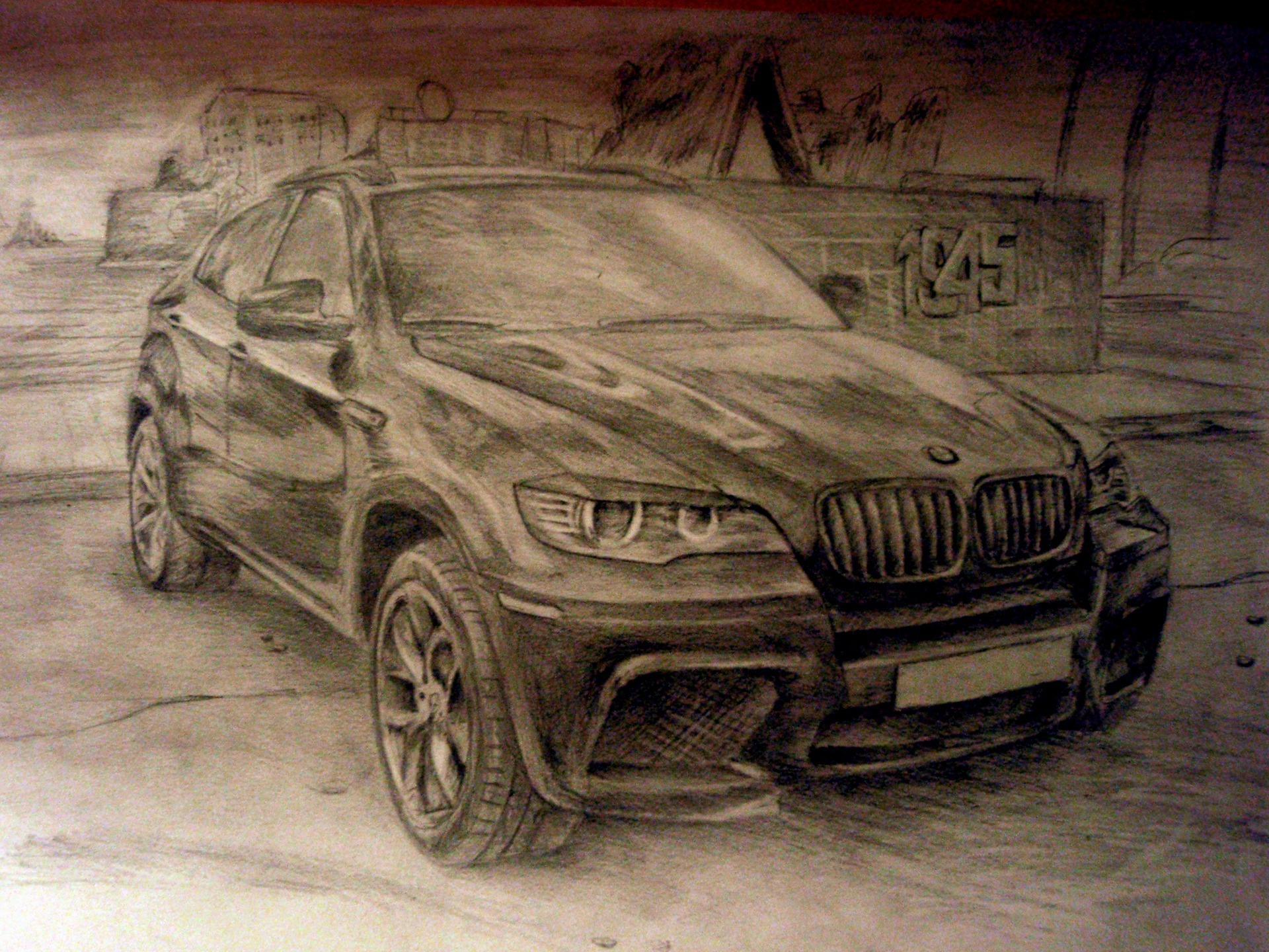 Как нарисовать bmw x6