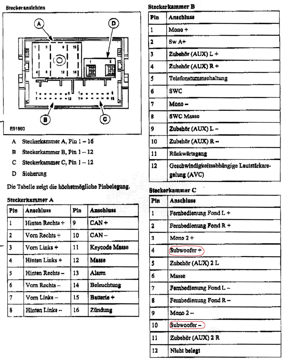 Схема проводов магнитолы форд фокус 2 дорестайлинг