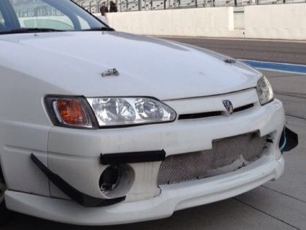 Карбоновые ножи в передний бампер Japan — Toyota Carina (7G), 1,6 л ...