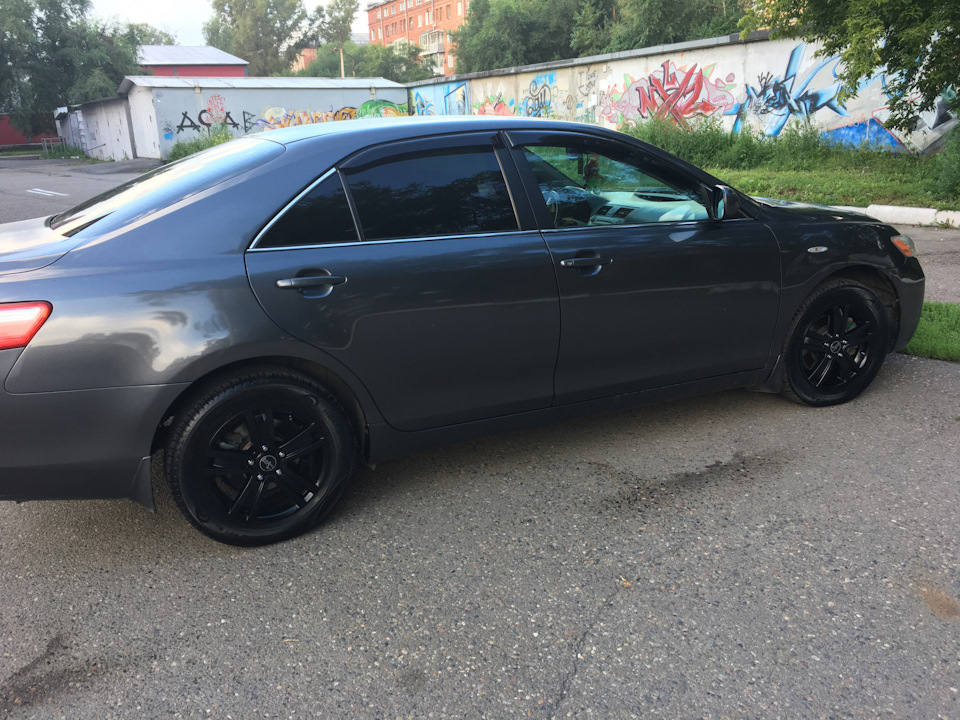 Камри на черных дисках фото Новые Диски - Toyota Camry (XV40), 2,4 л, 2007 года колёсные диски DRIVE2