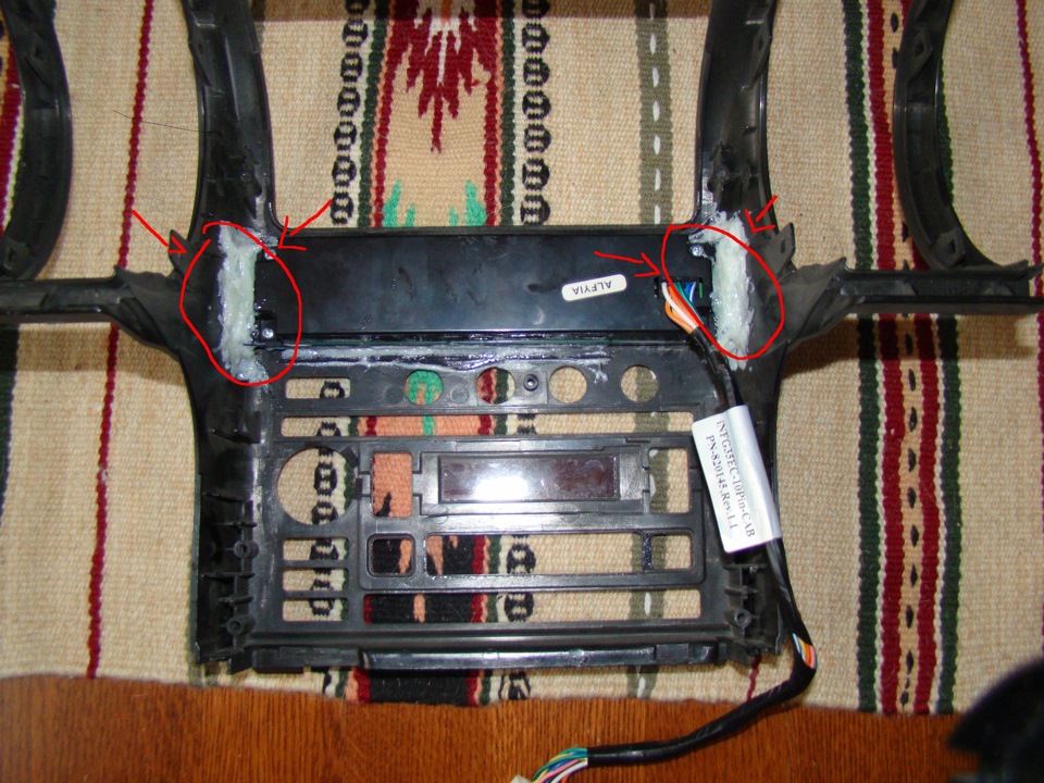 рамка 2din и Prology MDN-2640T — Nissan Skyline (V35), 2,5 л, 2003 года ...