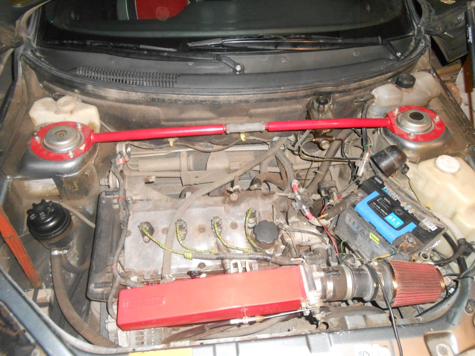 Распорочки новая помпа и ремень грм — Lada 21124, 1,6 л, 2007 года ...