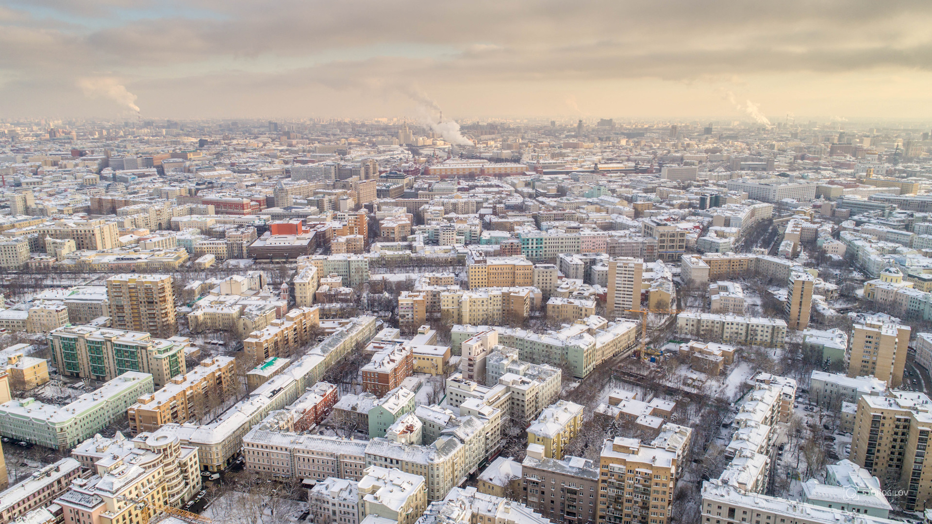 Москва с коптера