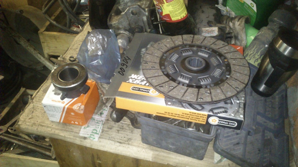 Собрали сцепление под уаз-коробку — УАЗ 469, 2,4 л, 1977 года | тюнинг ...