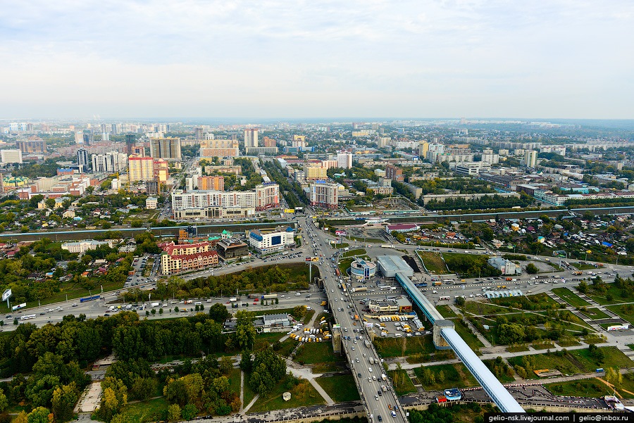 Фото с птичьего полета новосибирск