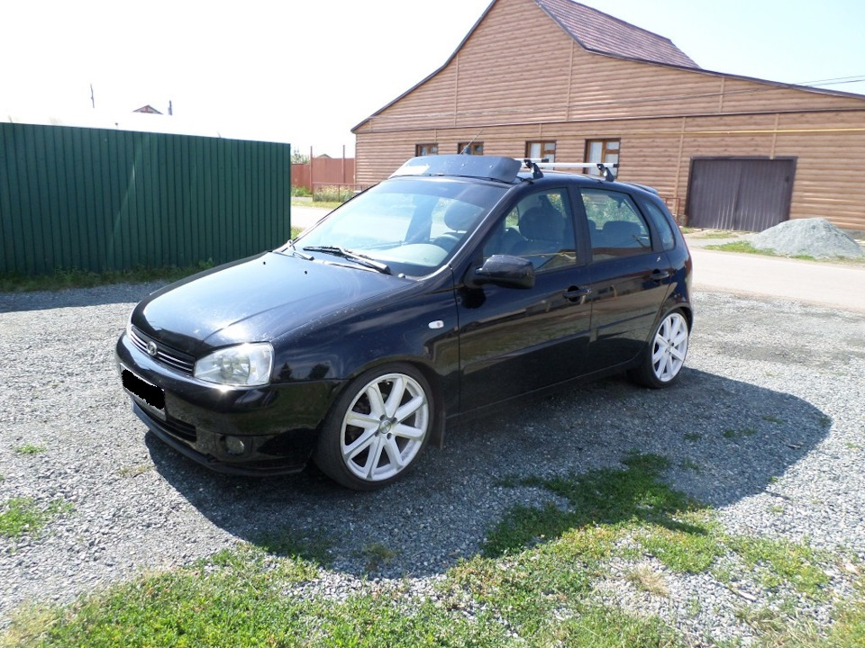 Багажник на крышу Lux — Lada Калина Хэтчбек (1G), 1,6 л, 2012 года ...