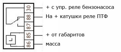 Схема подключения. — Chevrolet Lanos