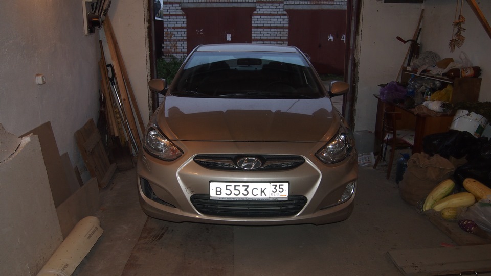 Авария, ремонт и его странности — Hyundai Solaris, 1,6 л., 2012 года ...
