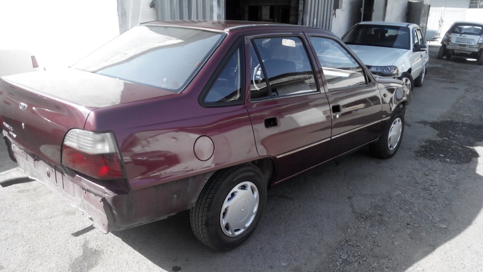 Вакумное выравнивание кузова. — Daewoo Nexia (2G), 1,5 л, 1999 года ...