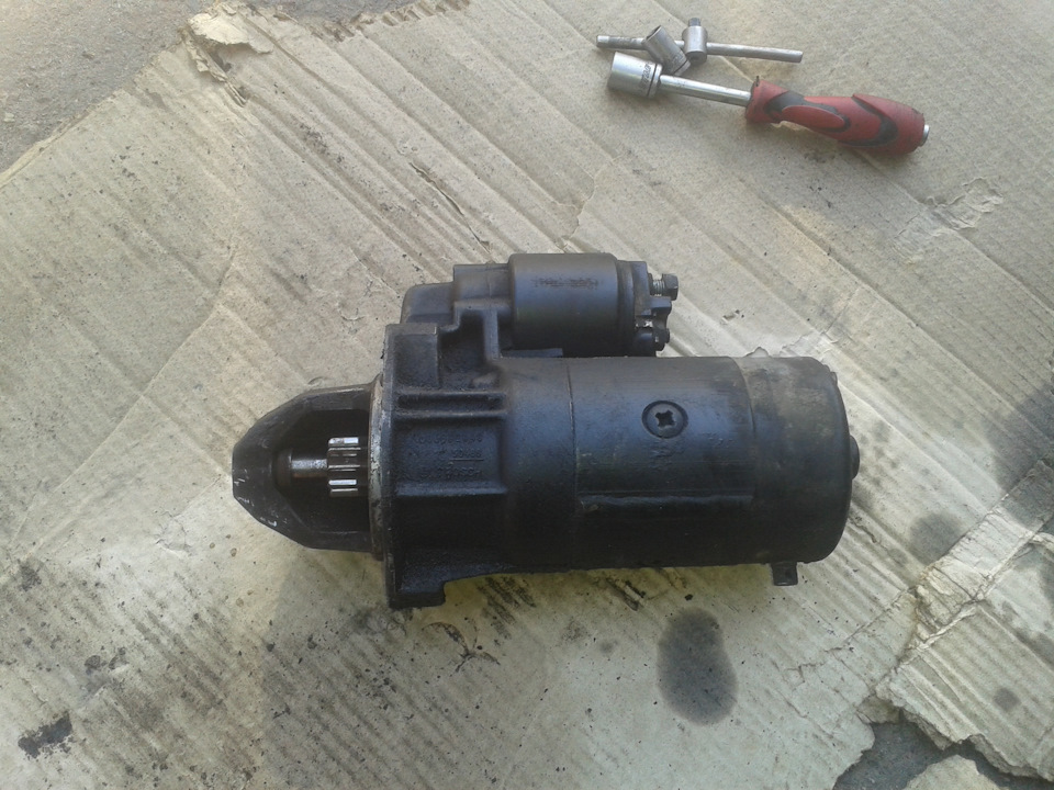 Плановый разбор стартера — Mercedes-Benz E-class (W124), 2,5 л, 1989 ...