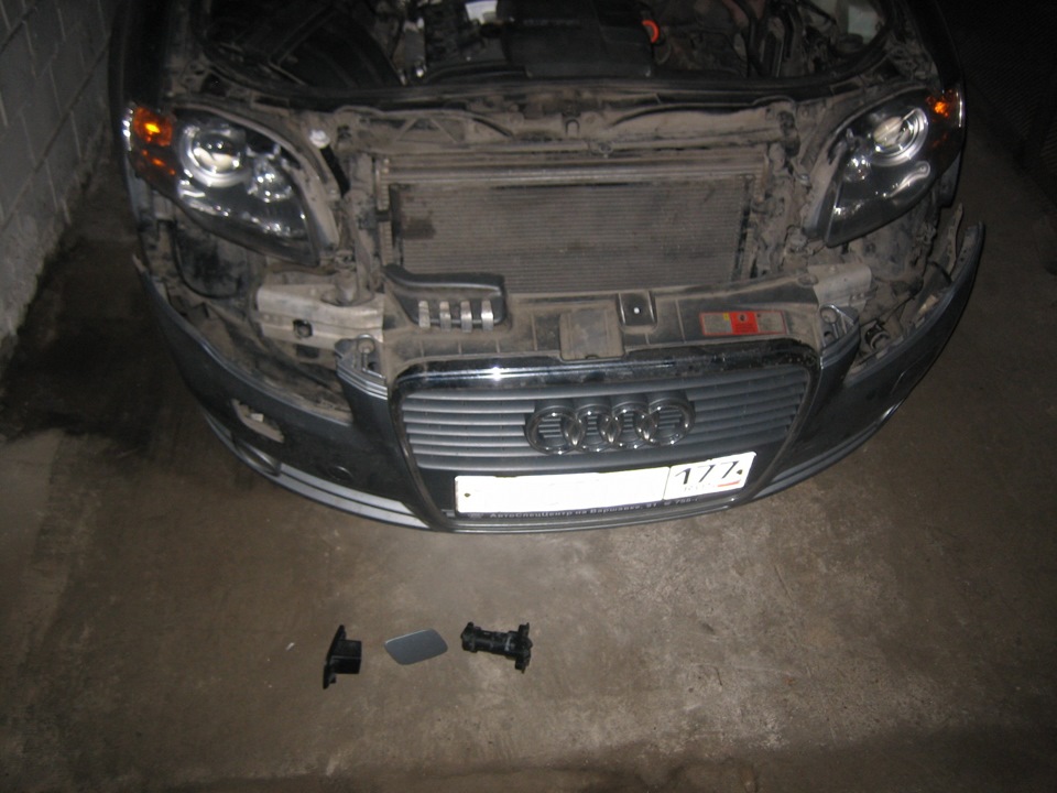 Омыватель фар — Audi A4 (B7), 2 л, 2005 года | своими руками | DRIVE2