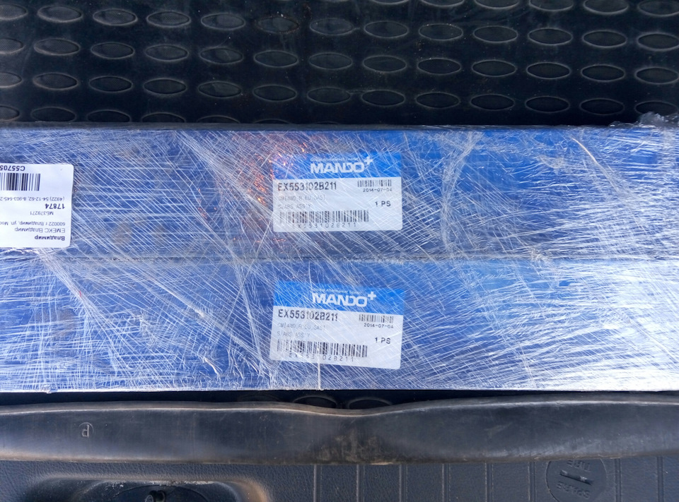 Задние амортизаторы — Hyundai Santa Fe (2G), 2,7 л, 2007 года | визит ...