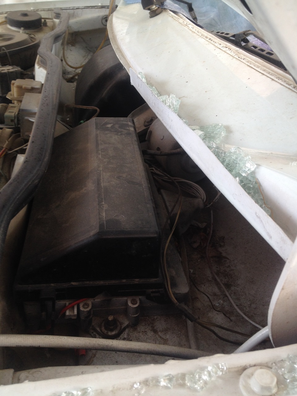 Восстановление лобового стекла — Lada 2108, 1,5 л, 1985 года | своими ...