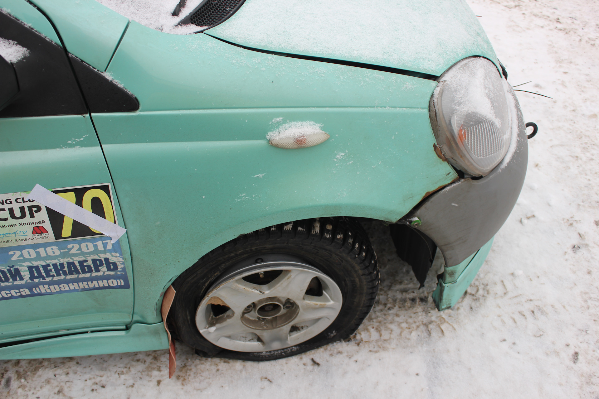 2 место на WRS Drive2, разбил тачку на гонках в Кранкино — Toyota Yaris  (p1), 1 л, 1999 года | поломка | DRIVE2