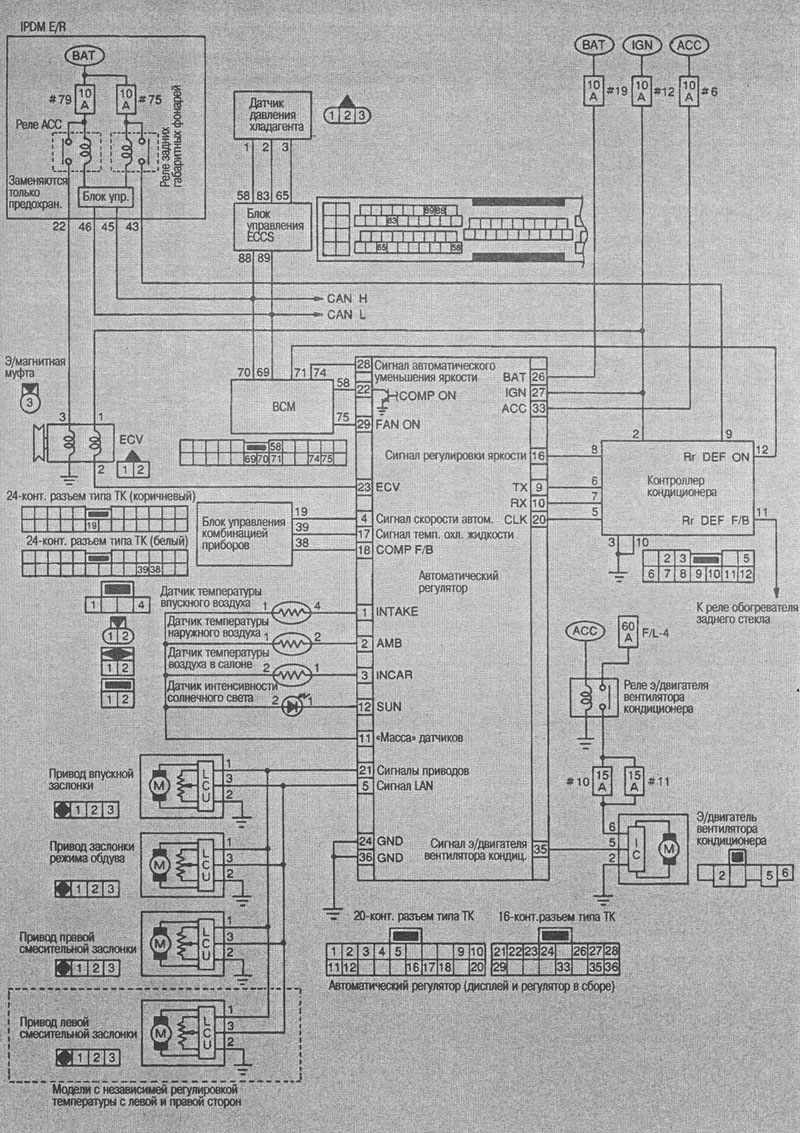 Схема электропроводки ниссан лаурель 35