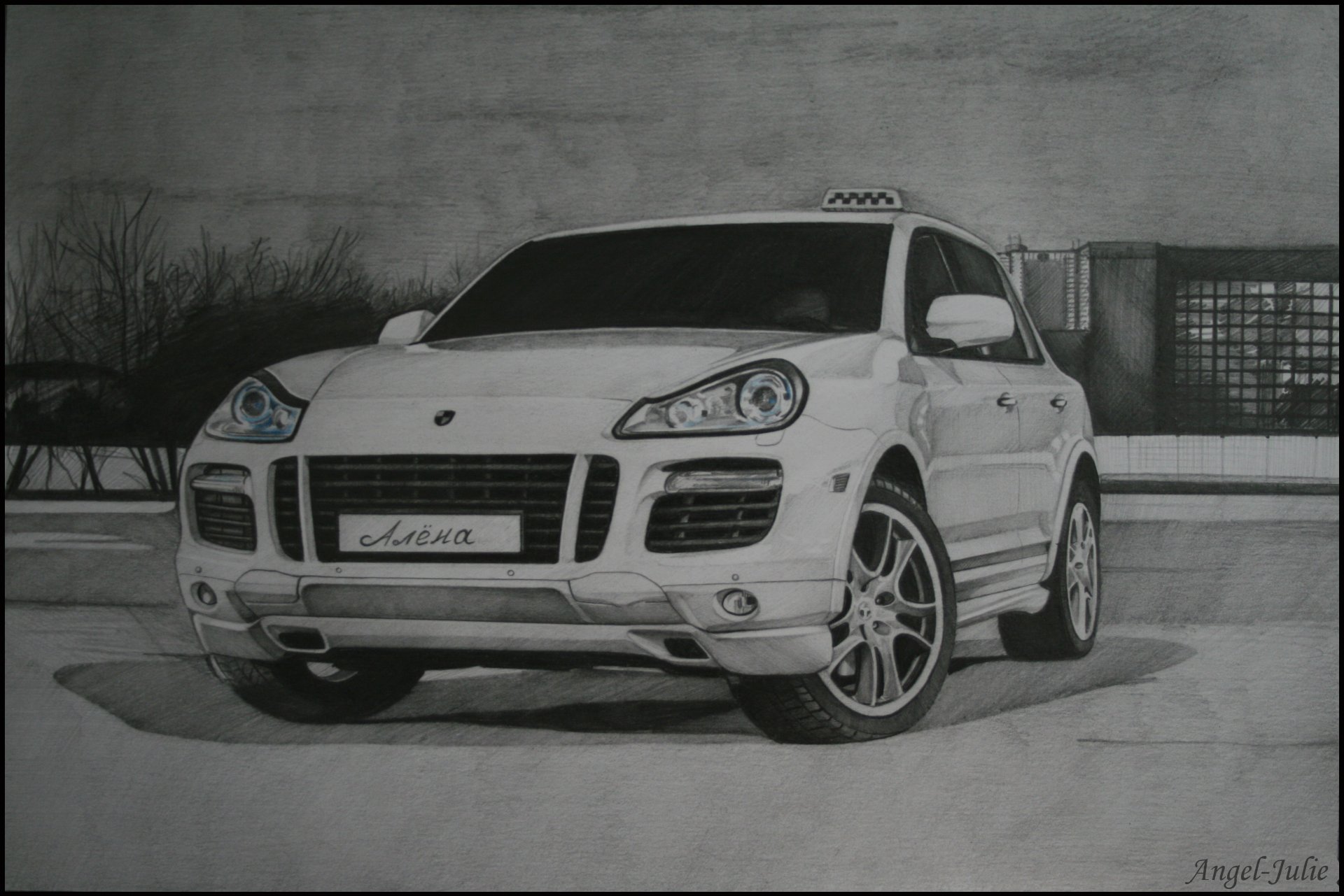 Рисунок Porsche Cayenne — DRIVE2