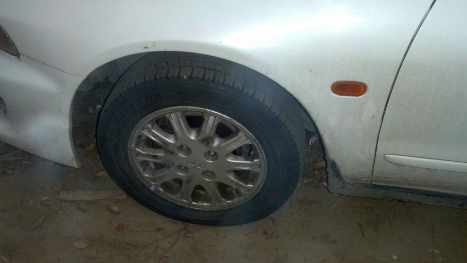 Новые тапки для Гали! — Mitsubishi Galant (8G), 1,8 л, 2000 года | шины ...
