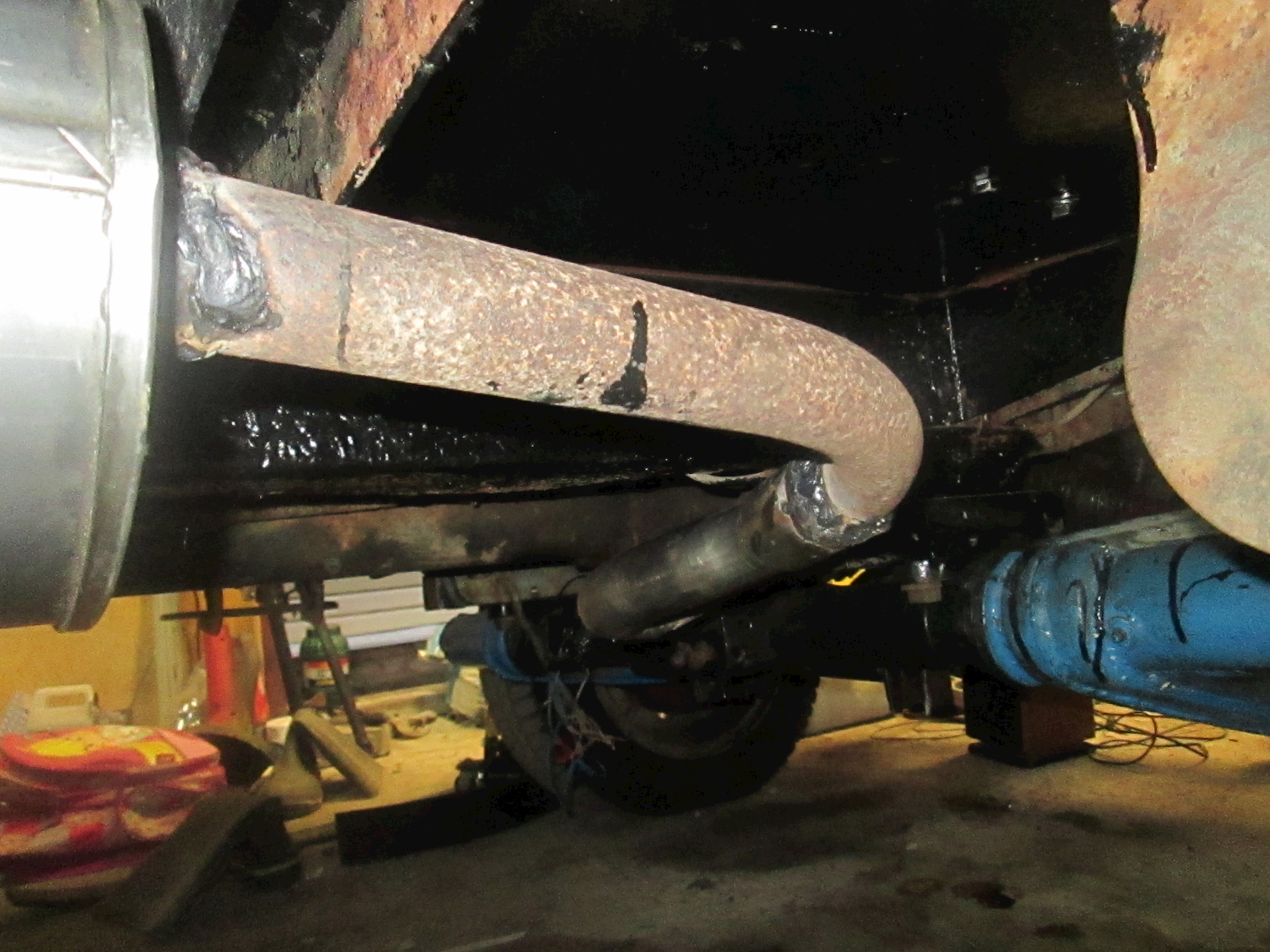 Установка выхлопной системы — ЛуАЗ 969, 1,2 л, 1985 года | тюнинг | DRIVE2