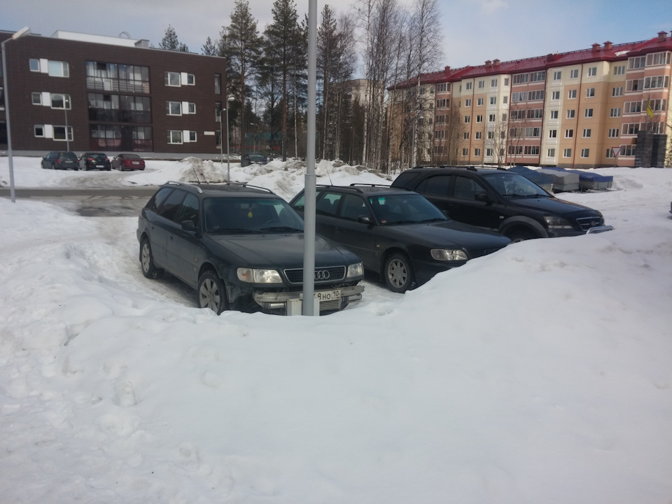 Установка турбины с изменяемой геометрией. — Audi A6 (C4), 2,5 л, 1997 ...