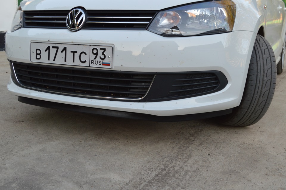 Накладка на бампер передний RDX Racedesign VARIO-X для VOLKSWAGEN Polo 6R (09-..