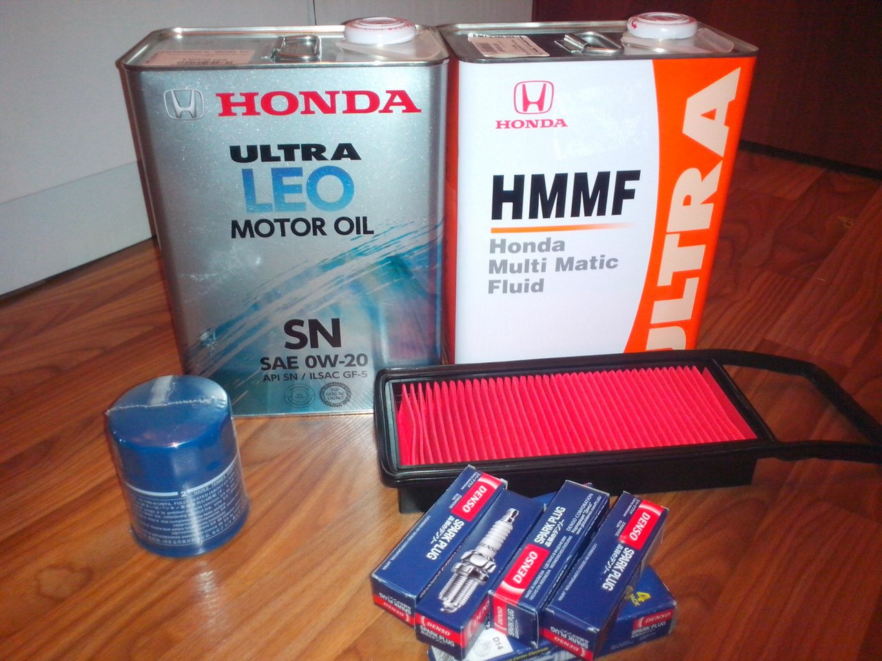 Закупил масла и фильтры — Honda Fit (1G), 1,3 л, 2003 года | плановое ...