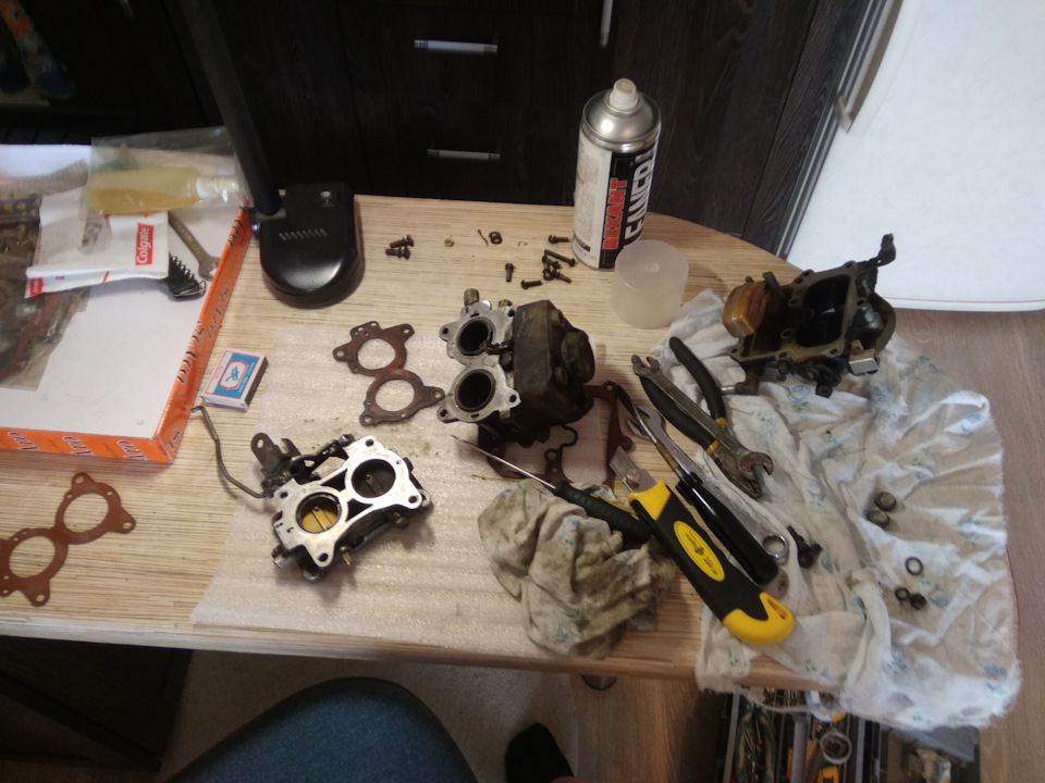 Обслуживание карбюратора К-126Н замена прокладки — ИЖ Москвич 412, 1,5 ...
