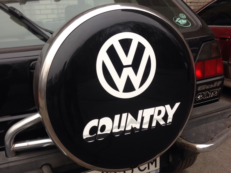 Наклейка приехала :))) — Volkswagen Golf Country, 1,8 л, 1991 года ...