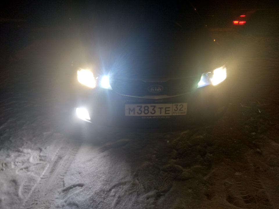 Далой ксенон! Бюджетно-законный белый свет — KIA Cerato (2G), 1,6 л ...