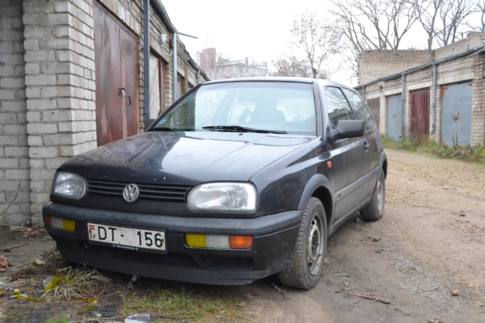 Сцанные заглушки туманок — Volkswagen Golf Mk3, 1,9 л, 1994 года ...