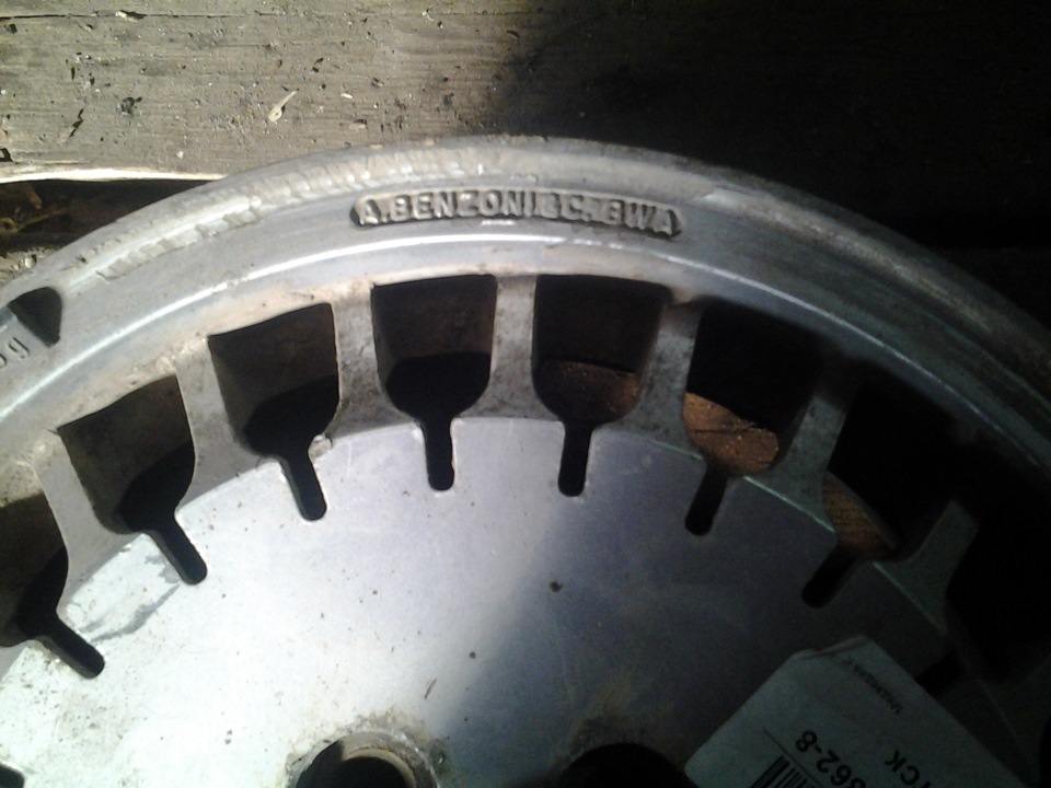 диски бензони родные 90 или нет? — Alfa Romeo 90, 2,4 л, 1989 года ...