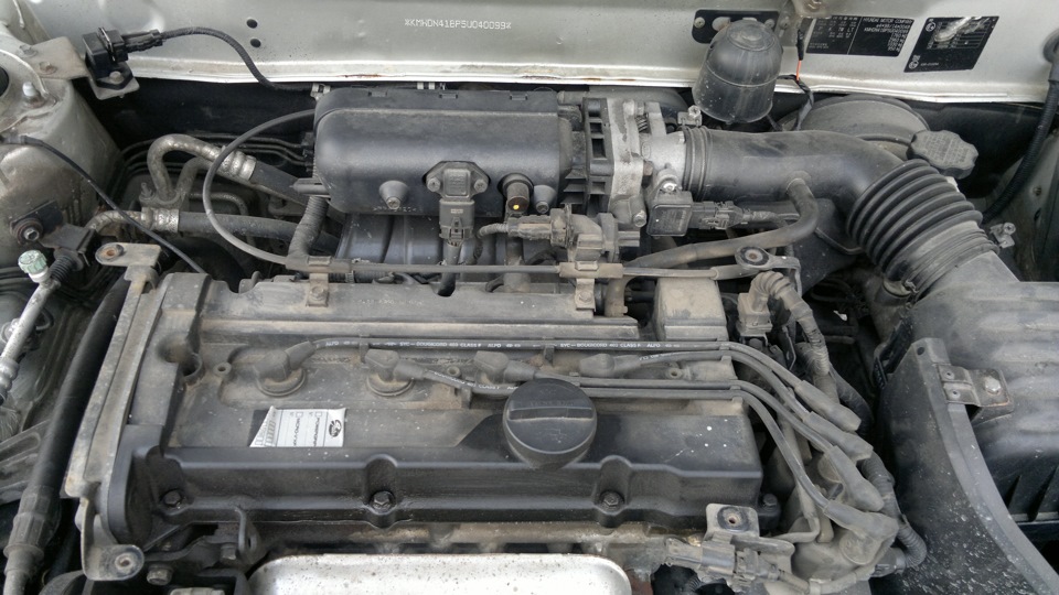 прочистка дроссельной заслонки и впускного тракта! — Hyundai Elantra ...