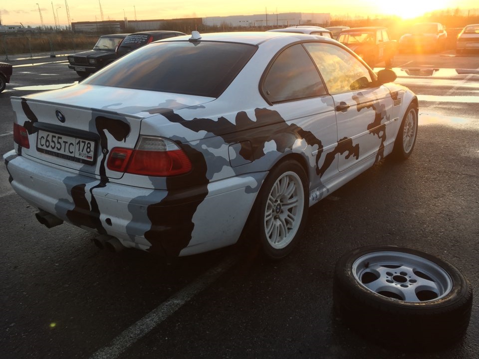 Липучка на зиму. — BMW M3 Coupe (E46), 3,2 л, 2004 года | колёсные ...