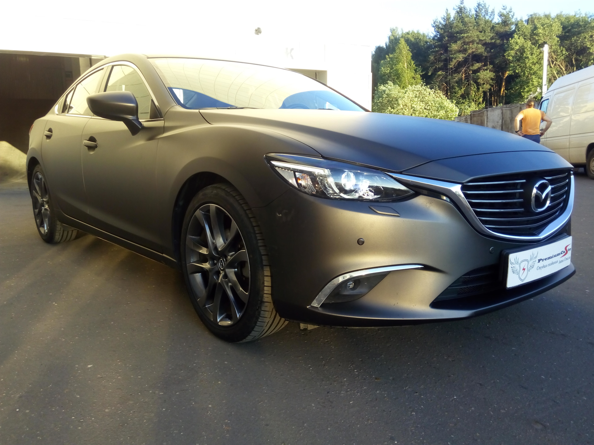 Mazda 6 матовый хром