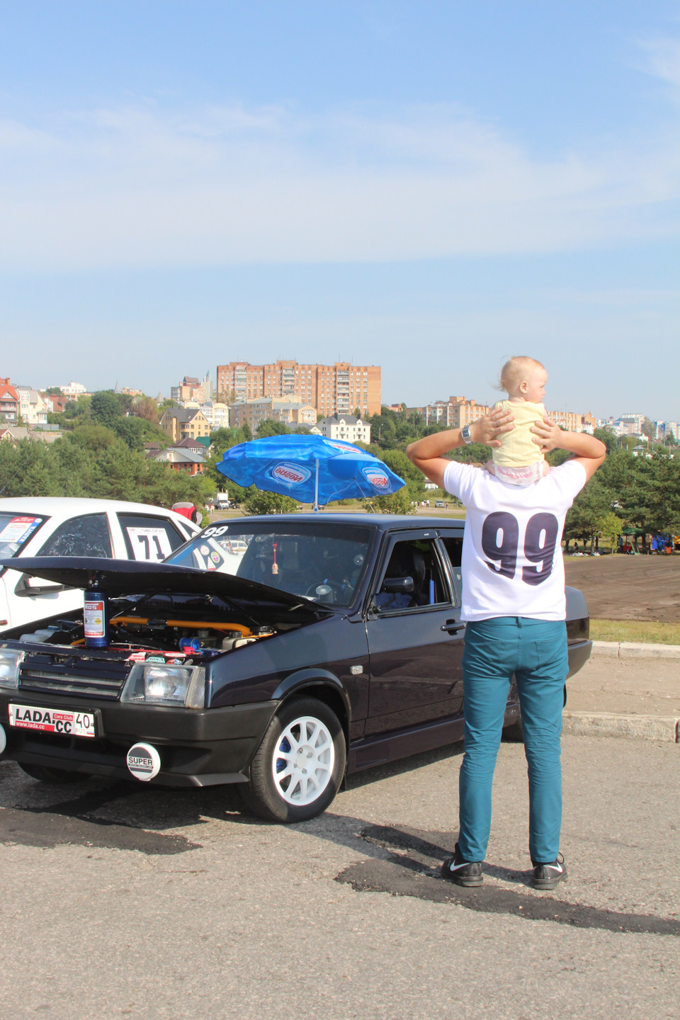 Автострада в Калуге 2017 . — Lada 21099, 1,6 л, 1998 года | встреча | DRIVE2