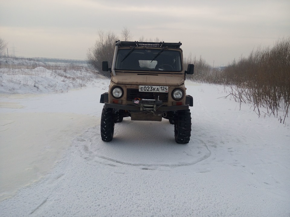 луаз на больших колесах низкое давление