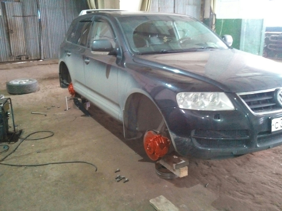 Разболтовка touareg