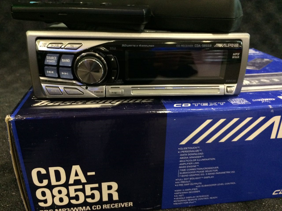 Новенький Alpine 9855r! Реальность?! — Да! — Lada Приора хэтчбек, 1,6 л ...