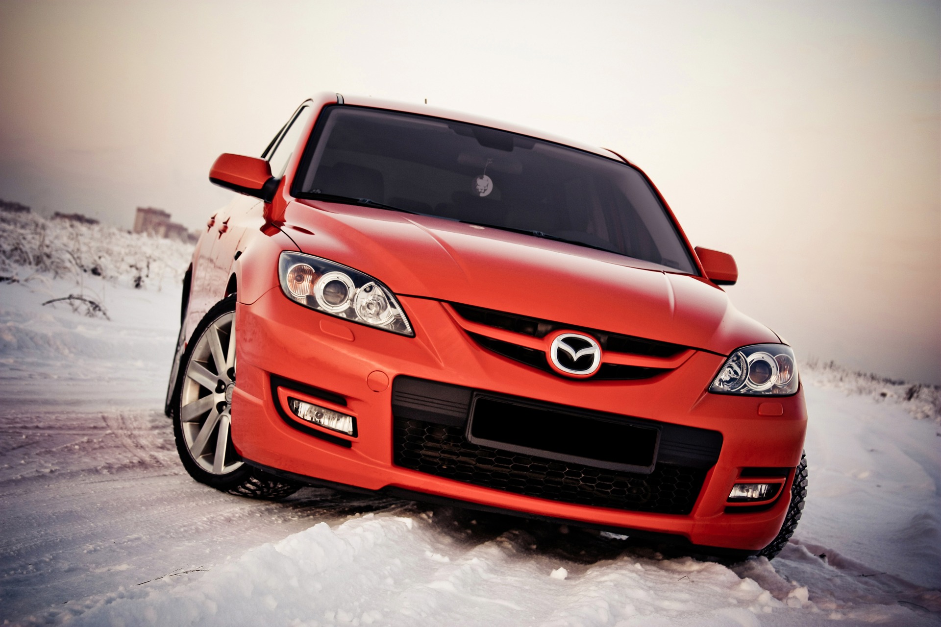 Mazda 3 MPS В закате