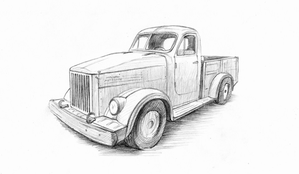 Рисунок газ 51